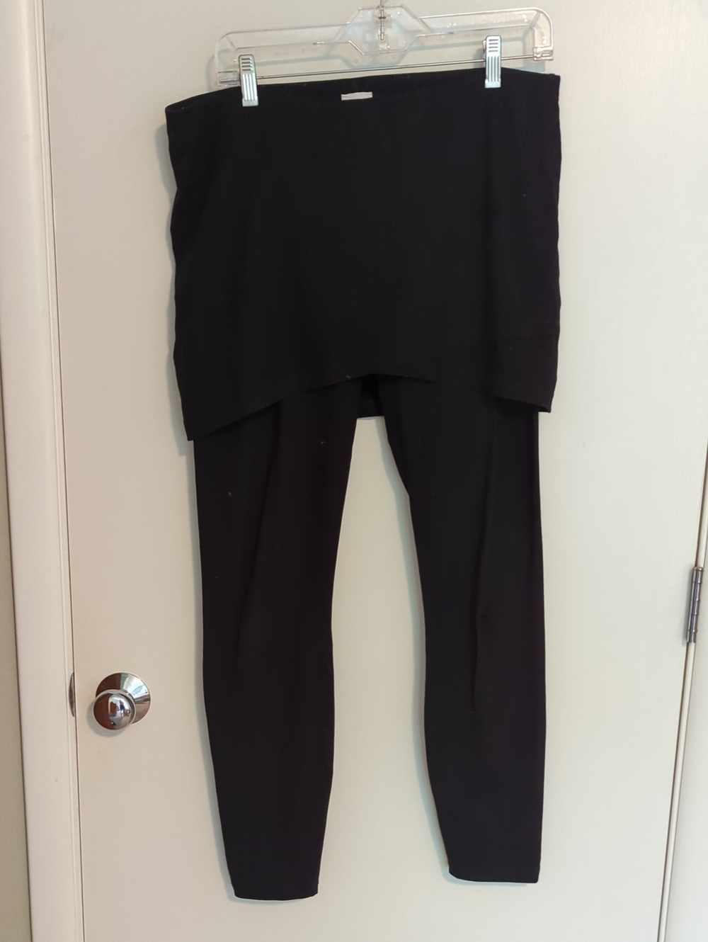 CAbi M'Legging Black Leggings with attached Mini Skirt